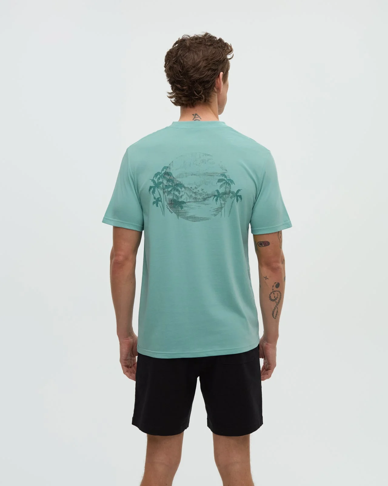 Haiti Palm Overlay T-Shirt